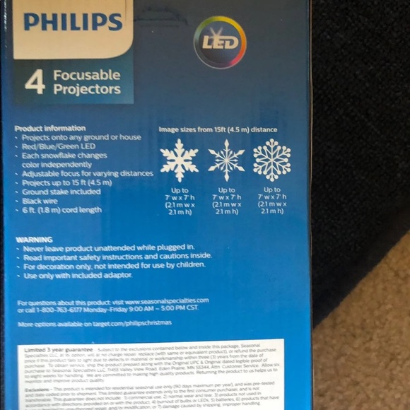 Philipps Snowflake Projector - Picture 2 of 3